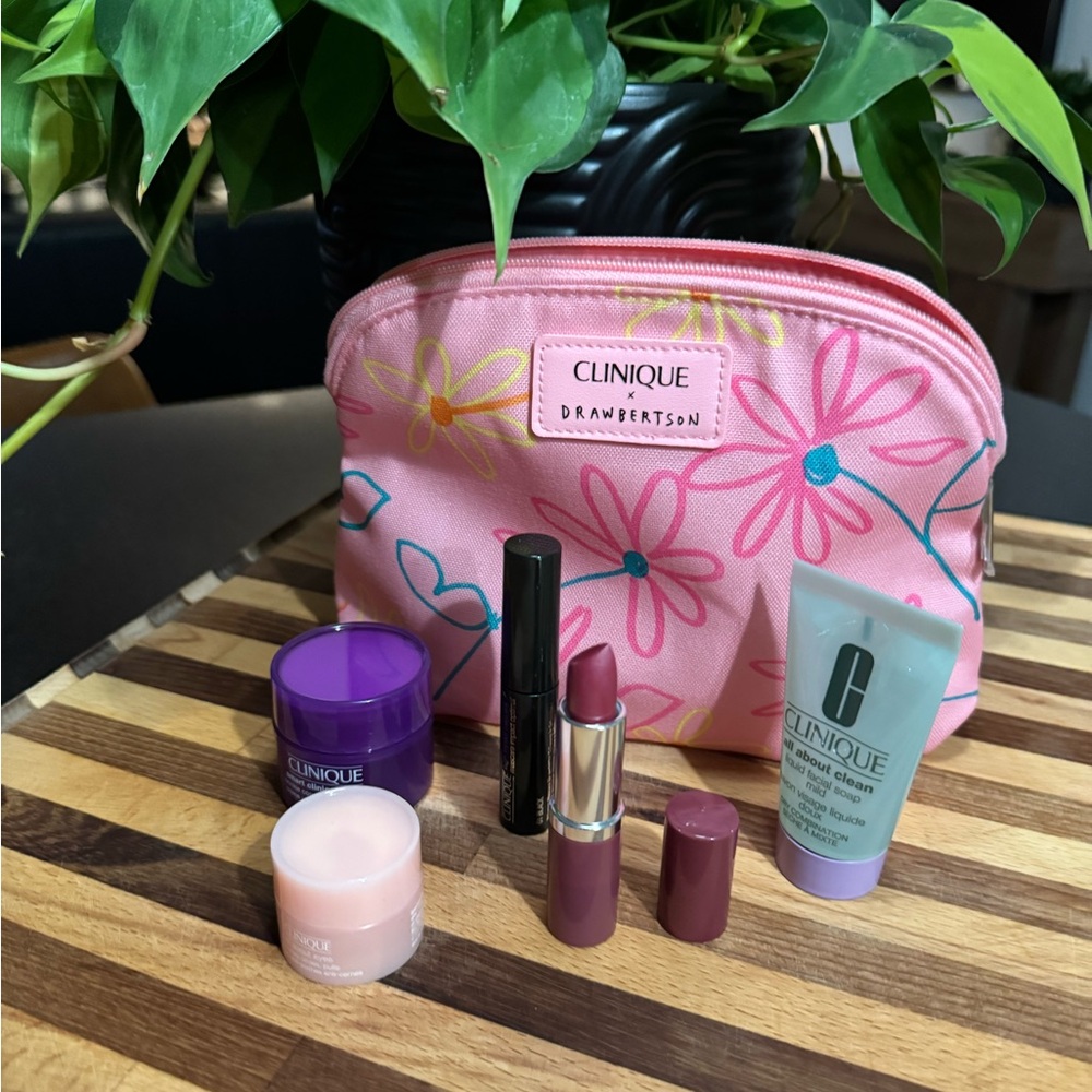 Clinique Makeup Set with Pink and Purple Shades